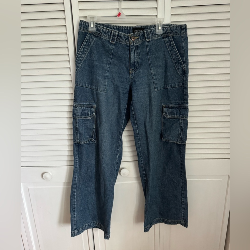 Women's Blue Cropped Jeans